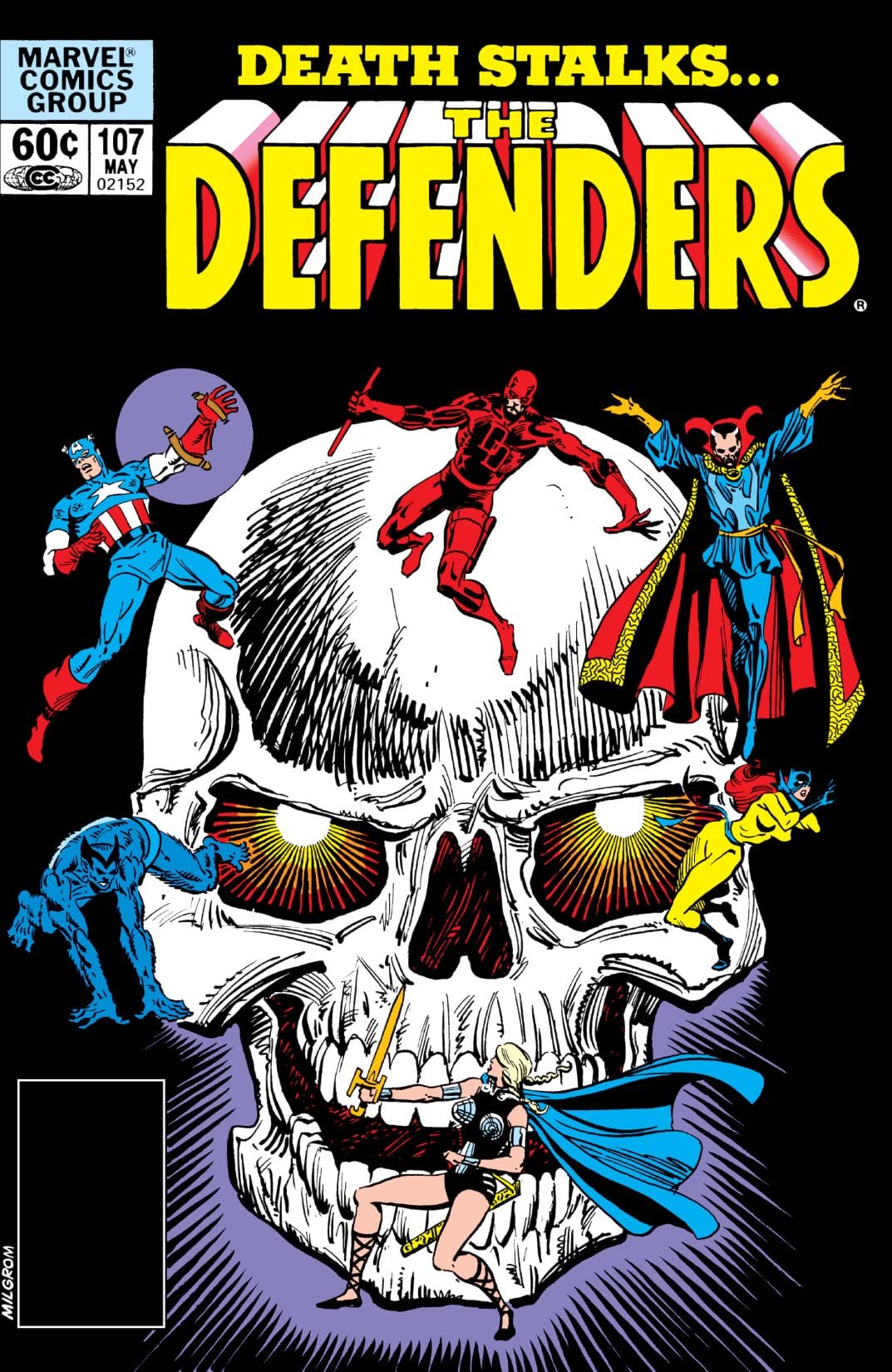 The Defenders #107 cover
