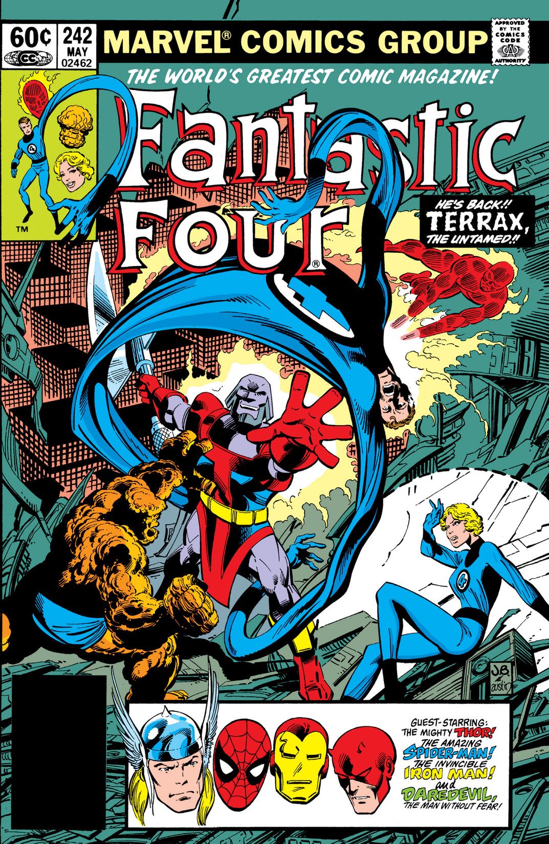 Fantastic Four #242 cover