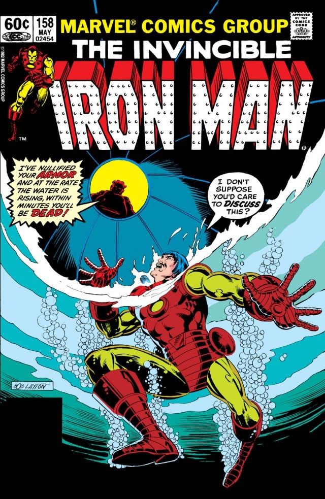Iron Man #158 cover