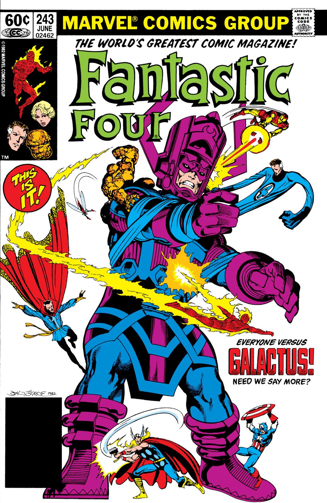 Fantastic Four #243 cover