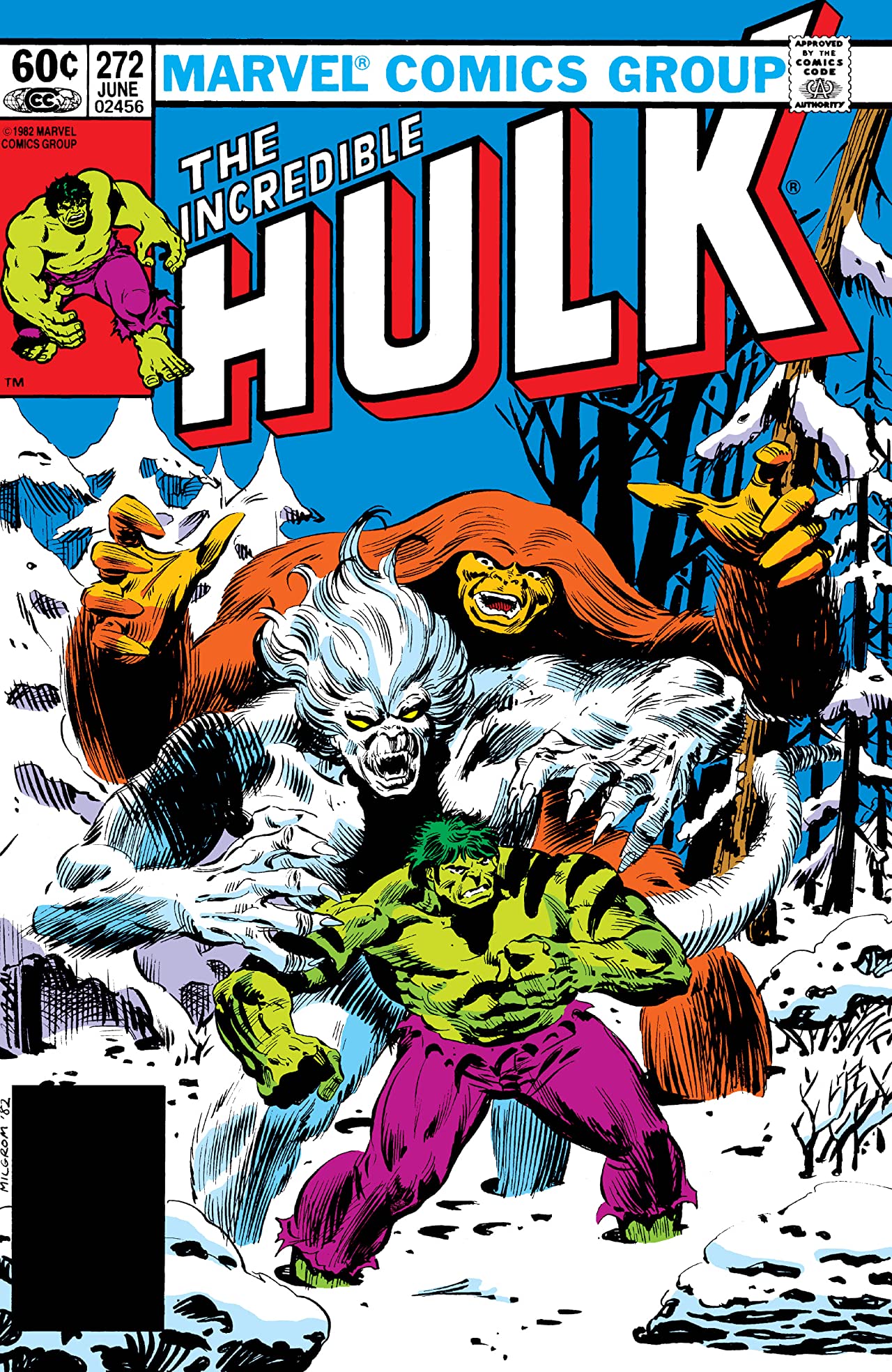The Incredible Hulk #272 cover