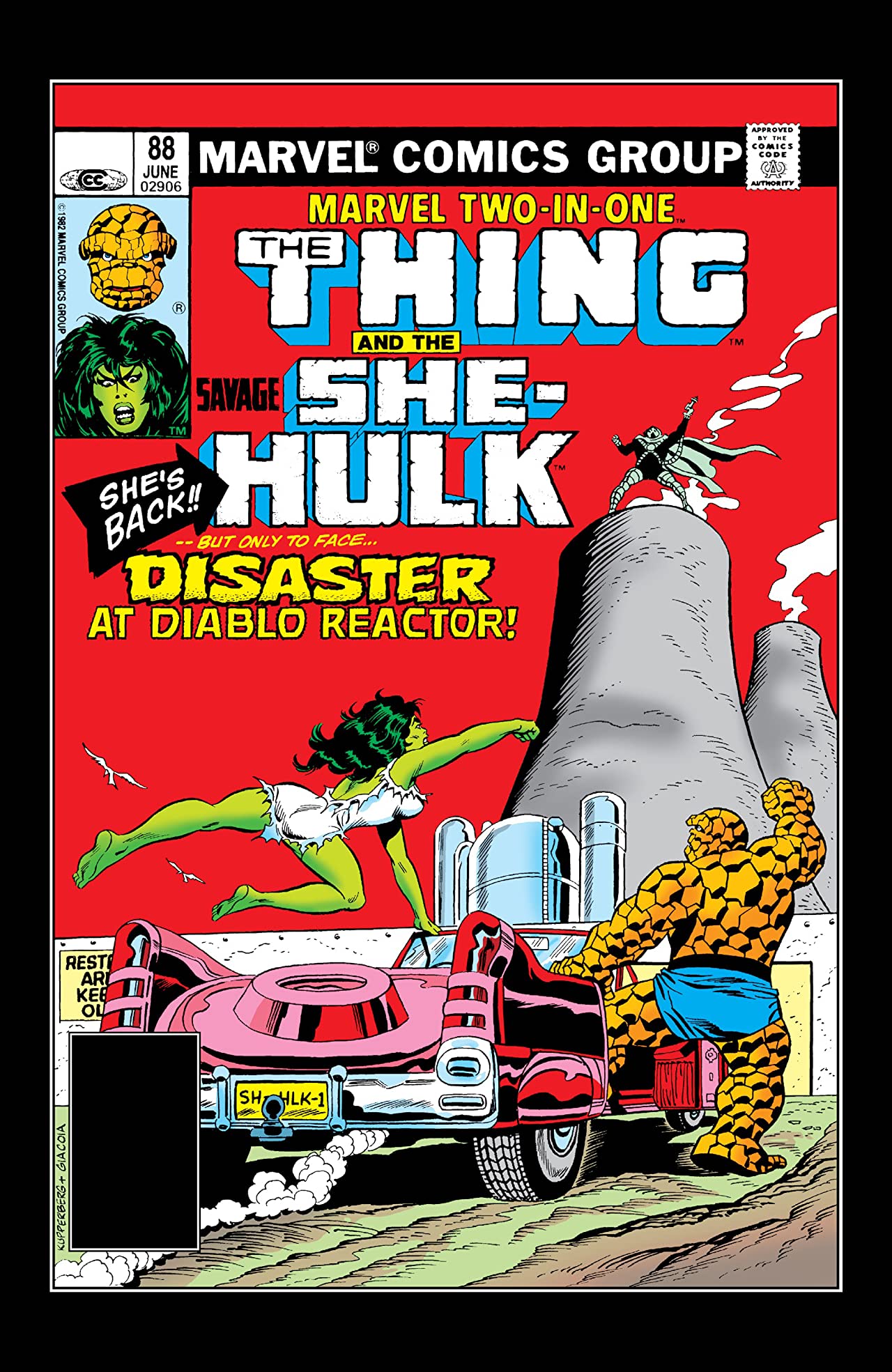 Marvel Two-in-One #88 cover