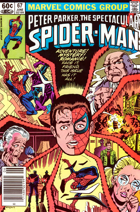 The Spectacular Spider-Man #67 cover