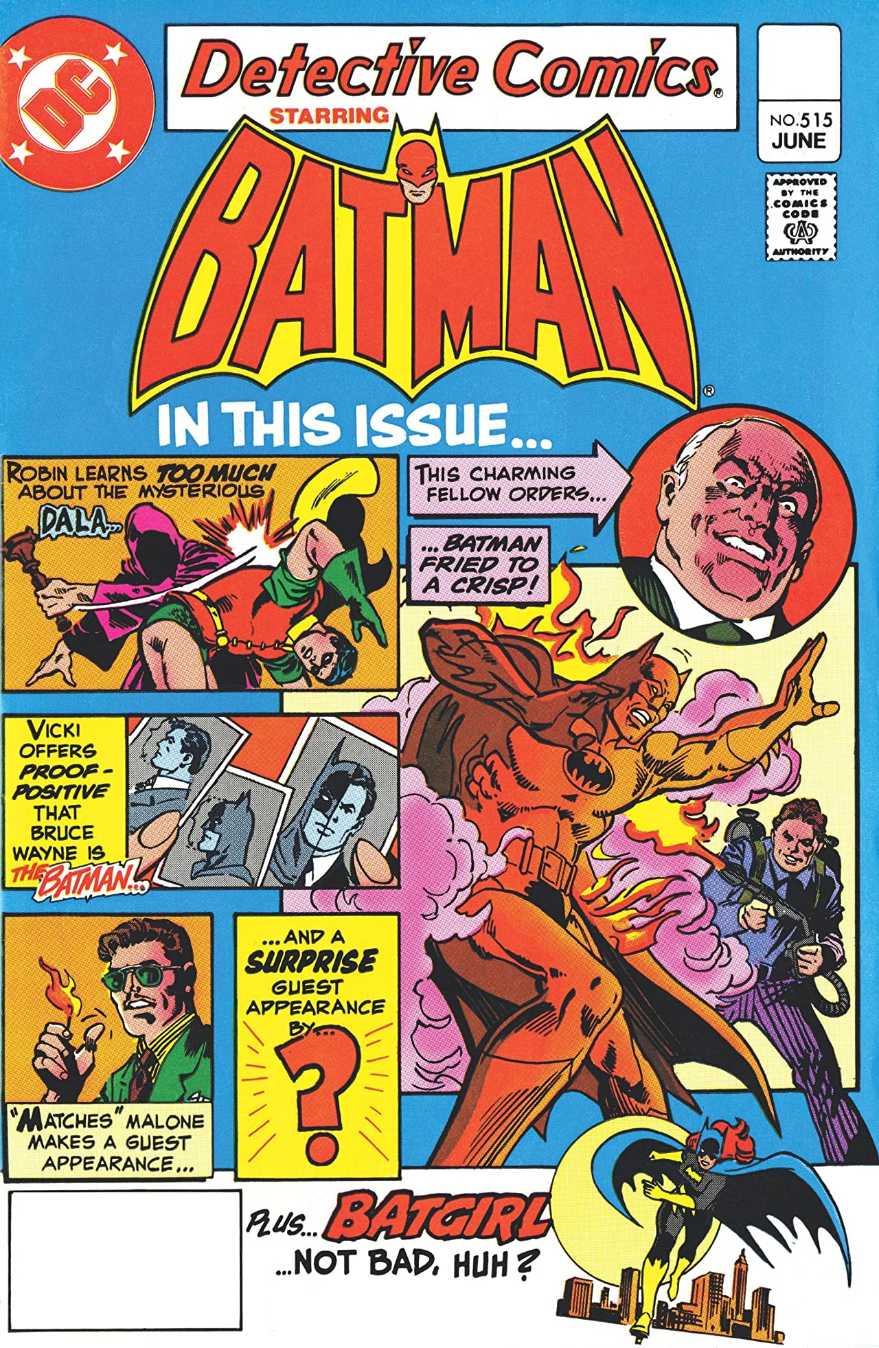Detective Comics #515 cover