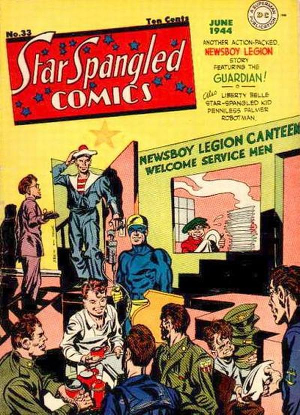 Star Spangled Comics #33 cover