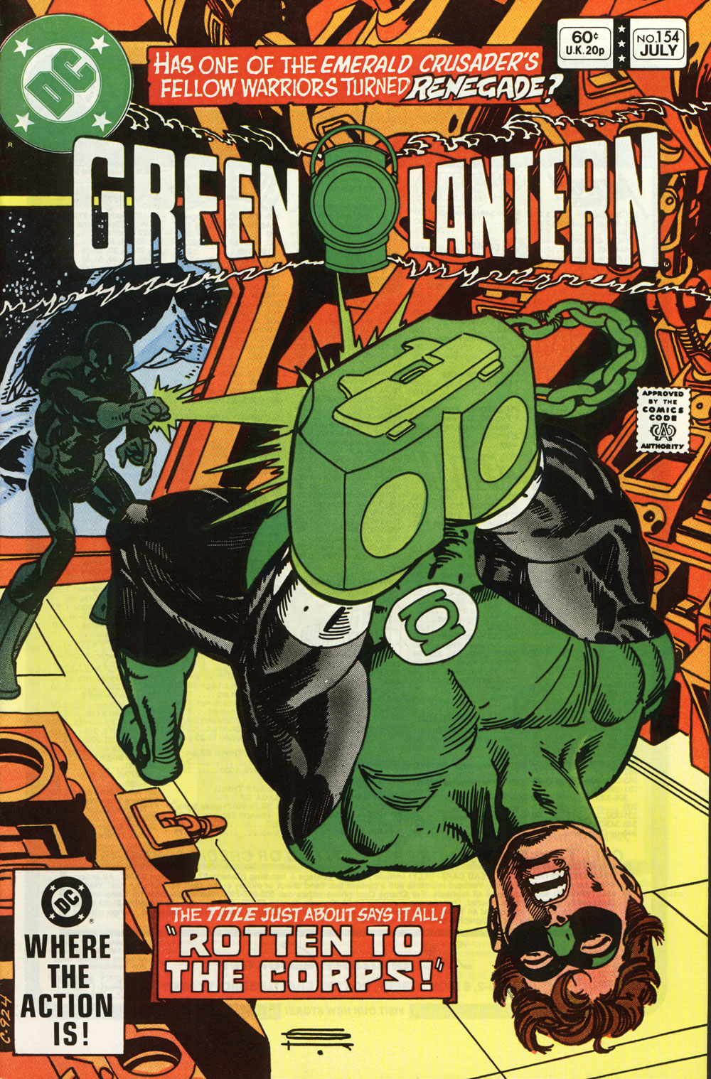 Green Lantern #154 cover