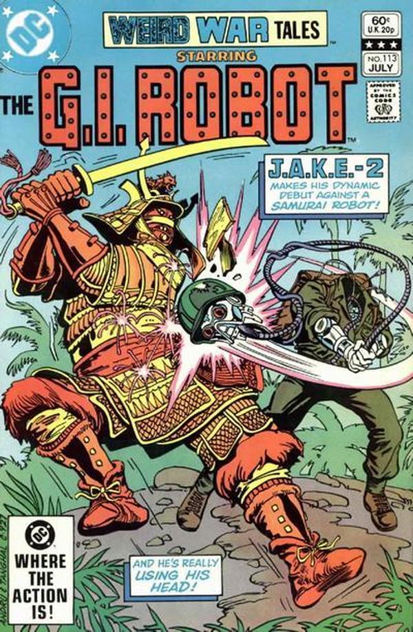 Weird War Tales #113 cover