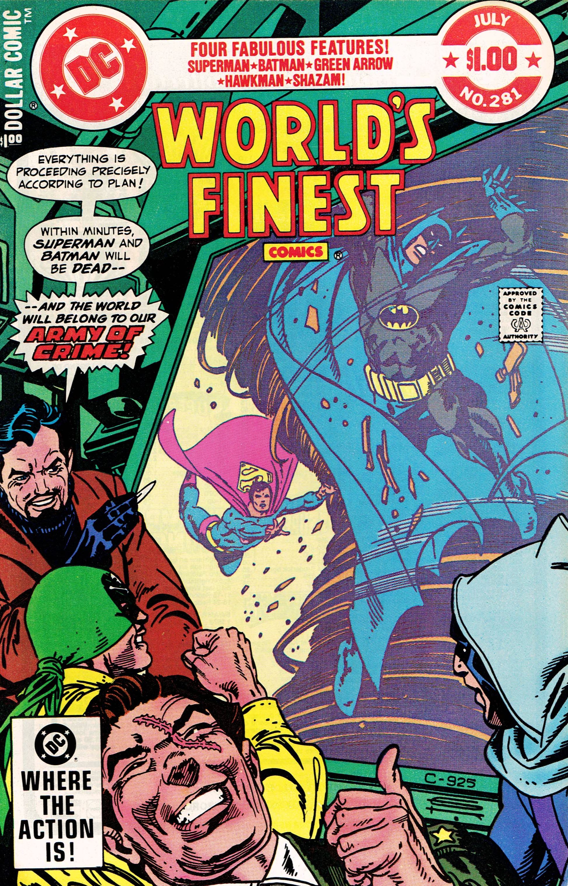 World's Finest Comics #281 cover