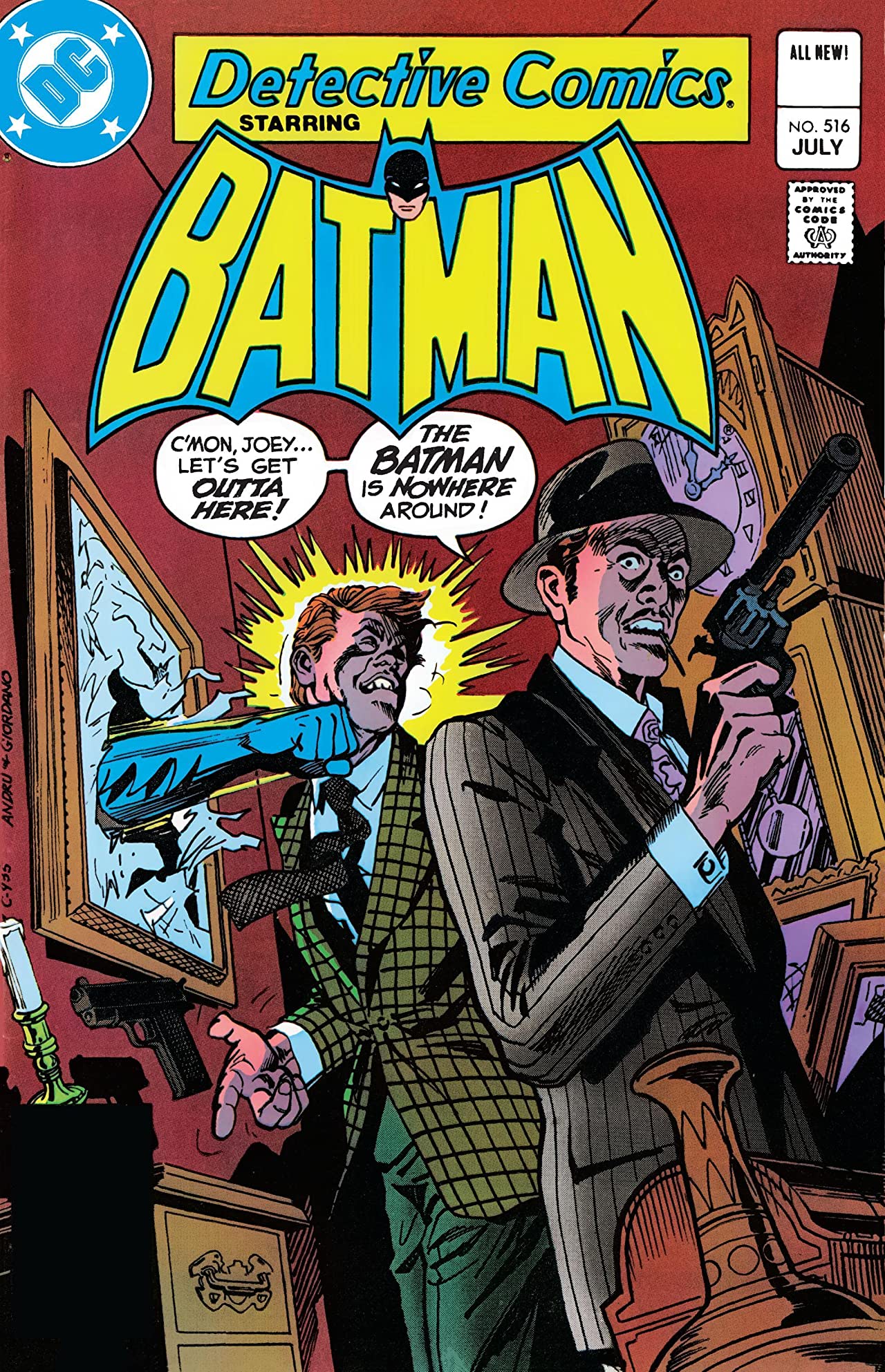 Detective Comics #516 cover