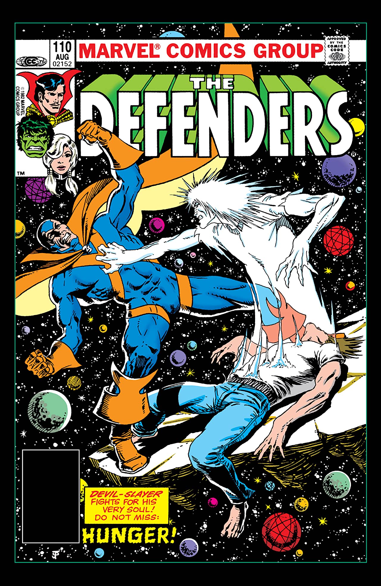 The Defenders #110 cover