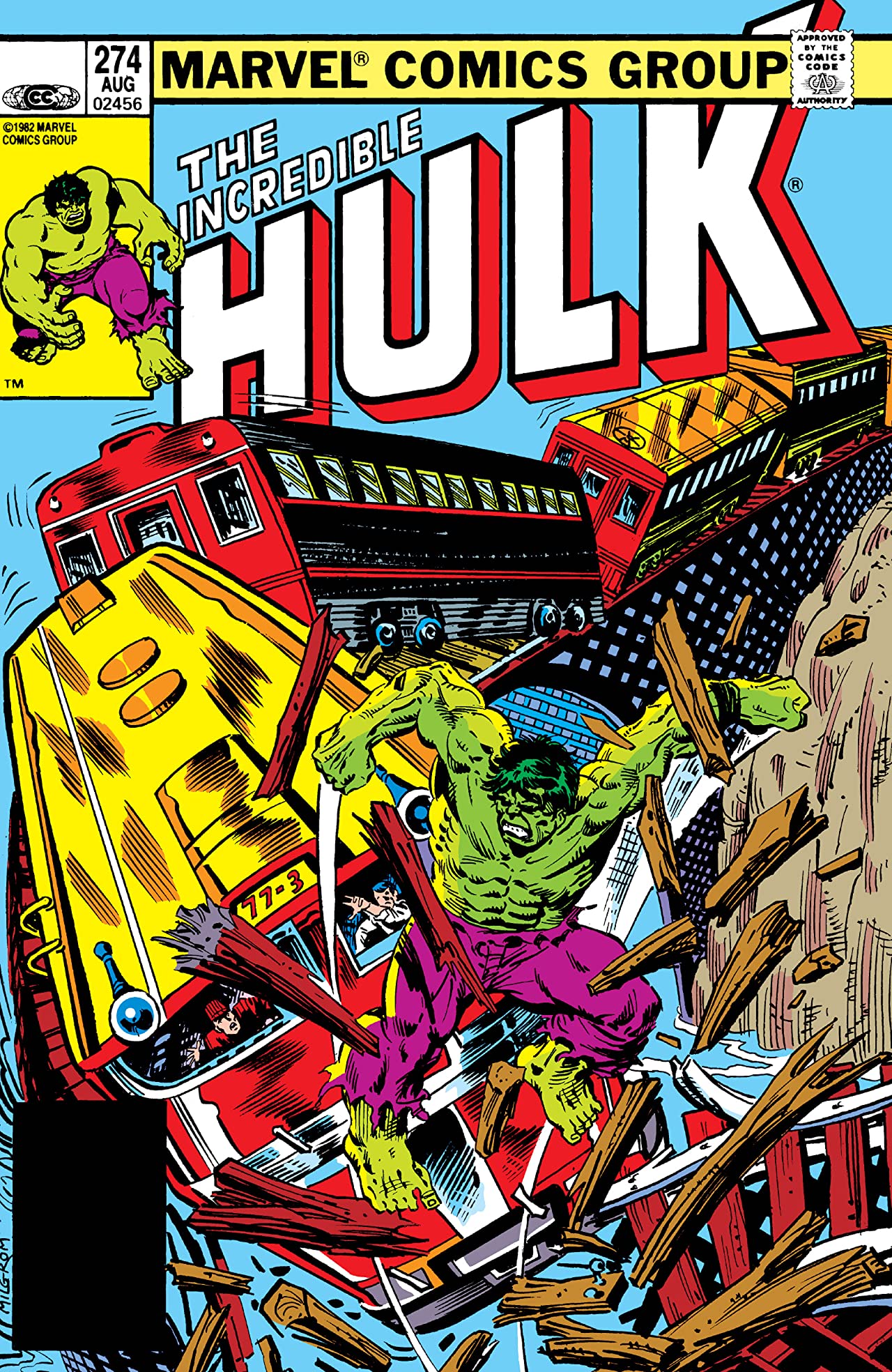 The Incredible Hulk #274 cover