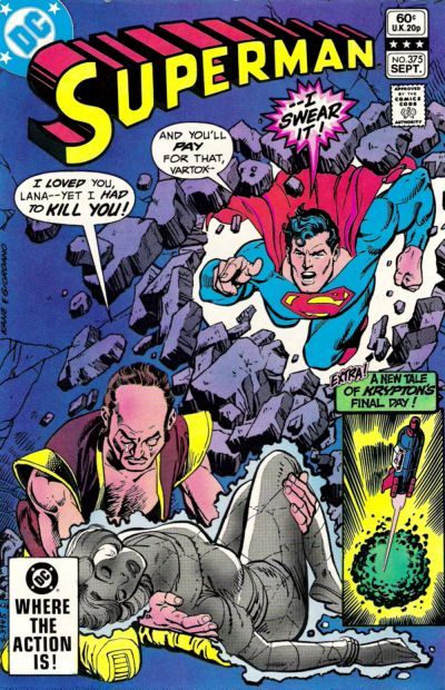 Superman #375 cover