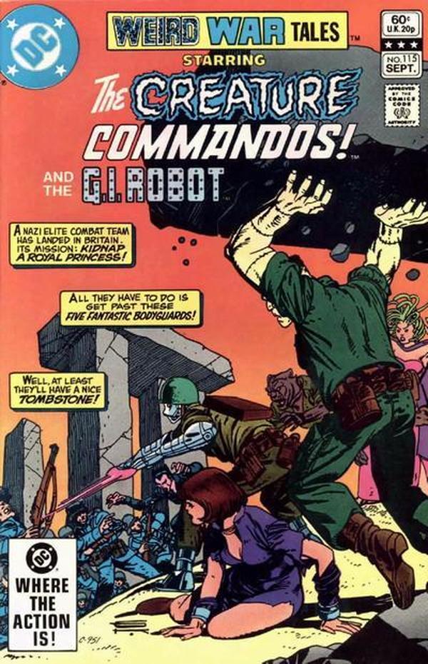 Weird War Tales #115 cover