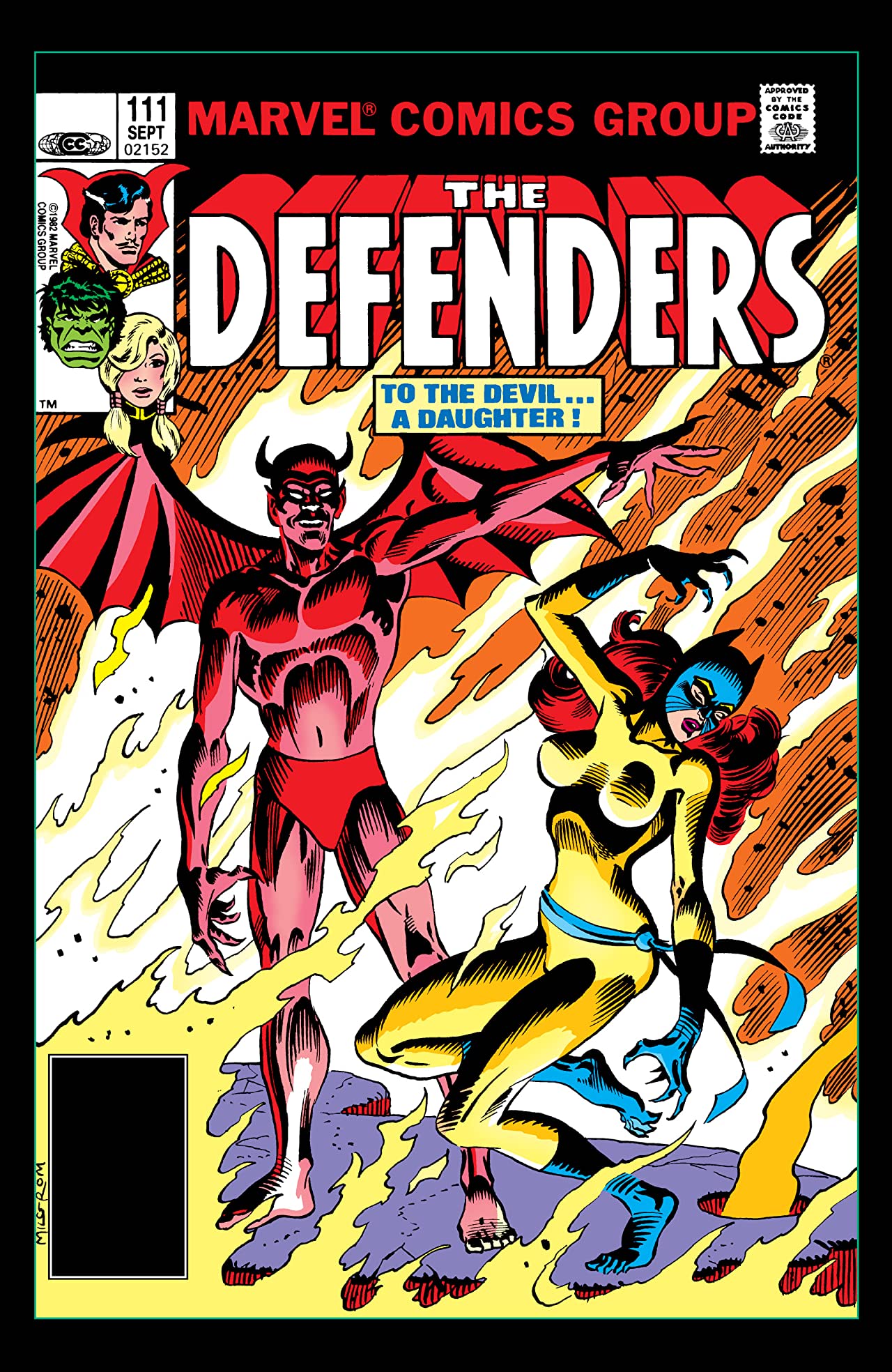 The Defenders #111 cover