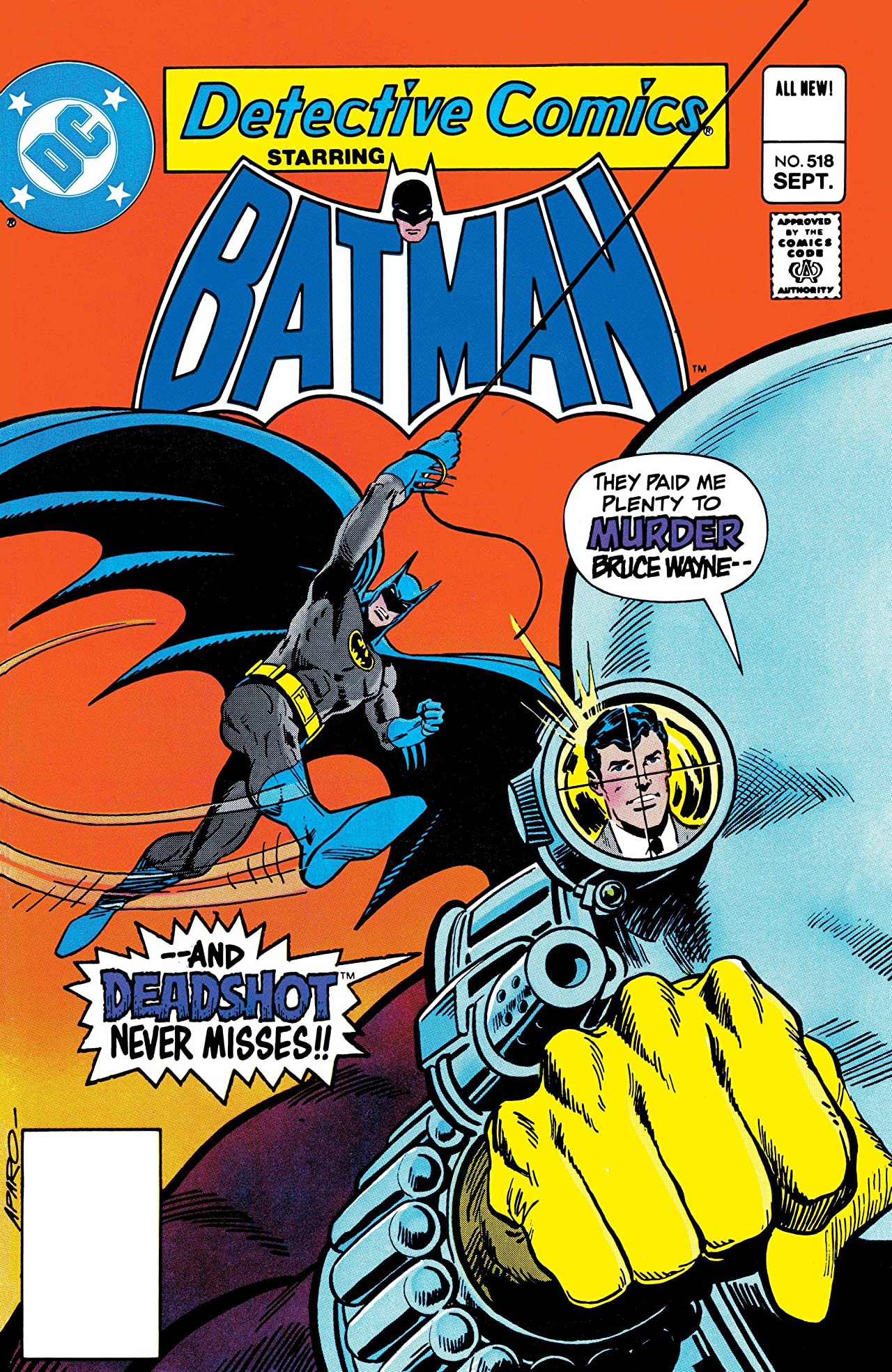 Detective Comics #518 cover