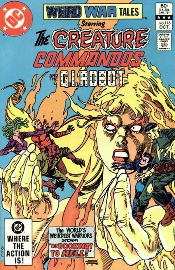Weird War Tales #116 cover