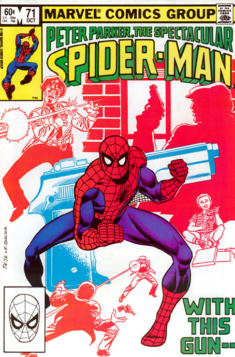 The Spectacular Spider-Man #71 cover