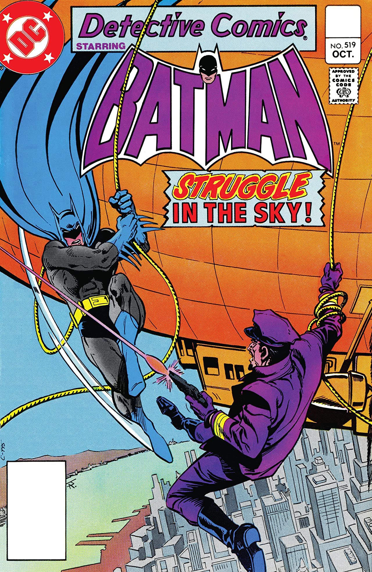 Detective Comics #519 cover
