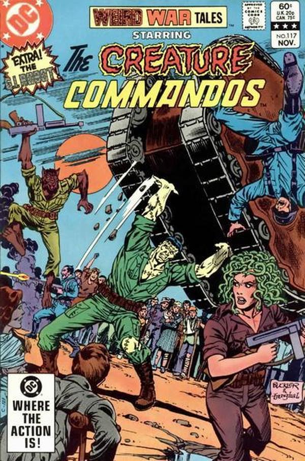 Weird War Tales #117 cover