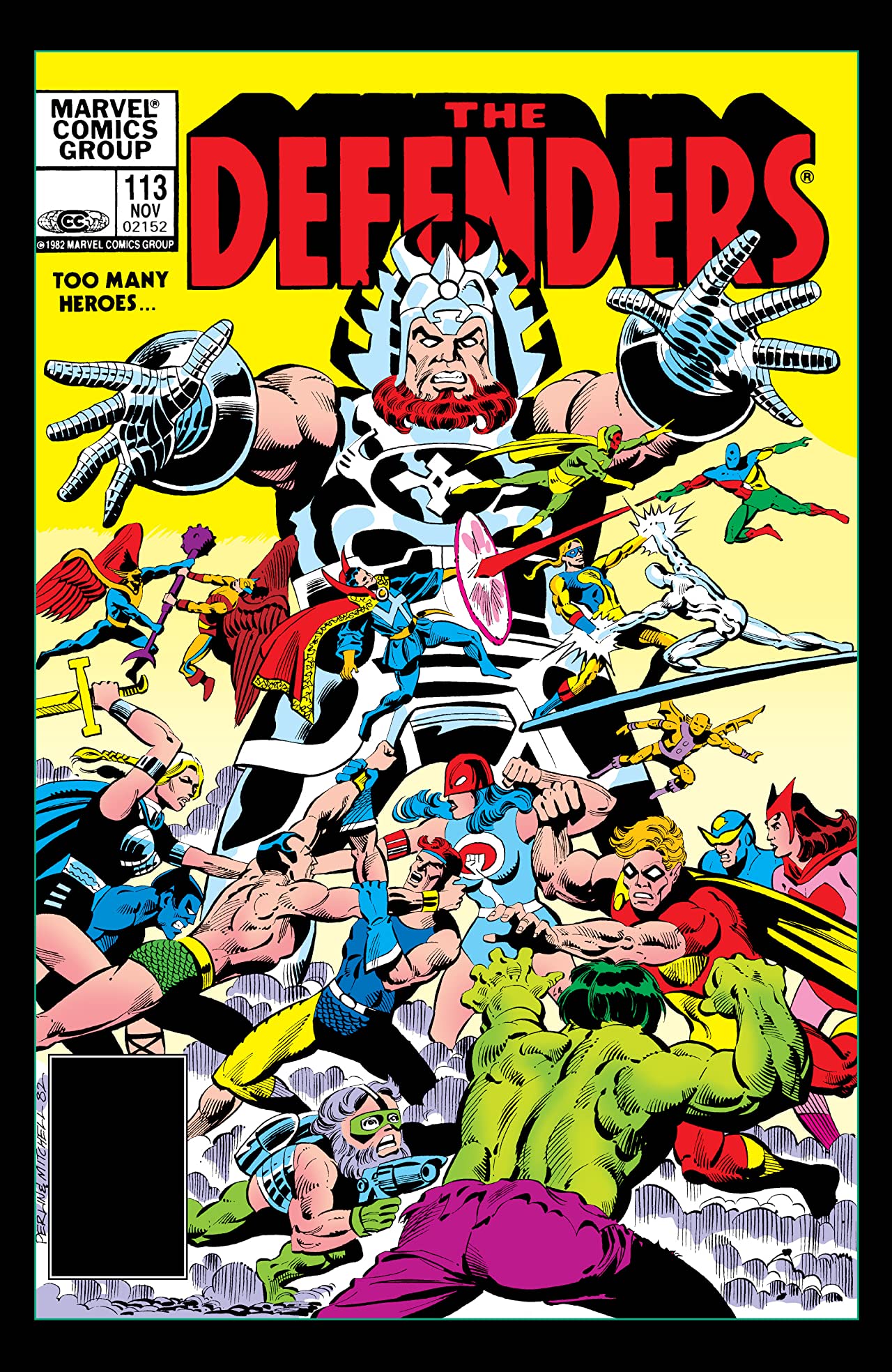 The Defenders #113 cover