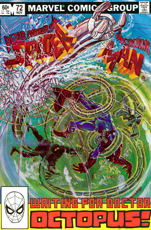 The Spectacular Spider-Man #72 cover