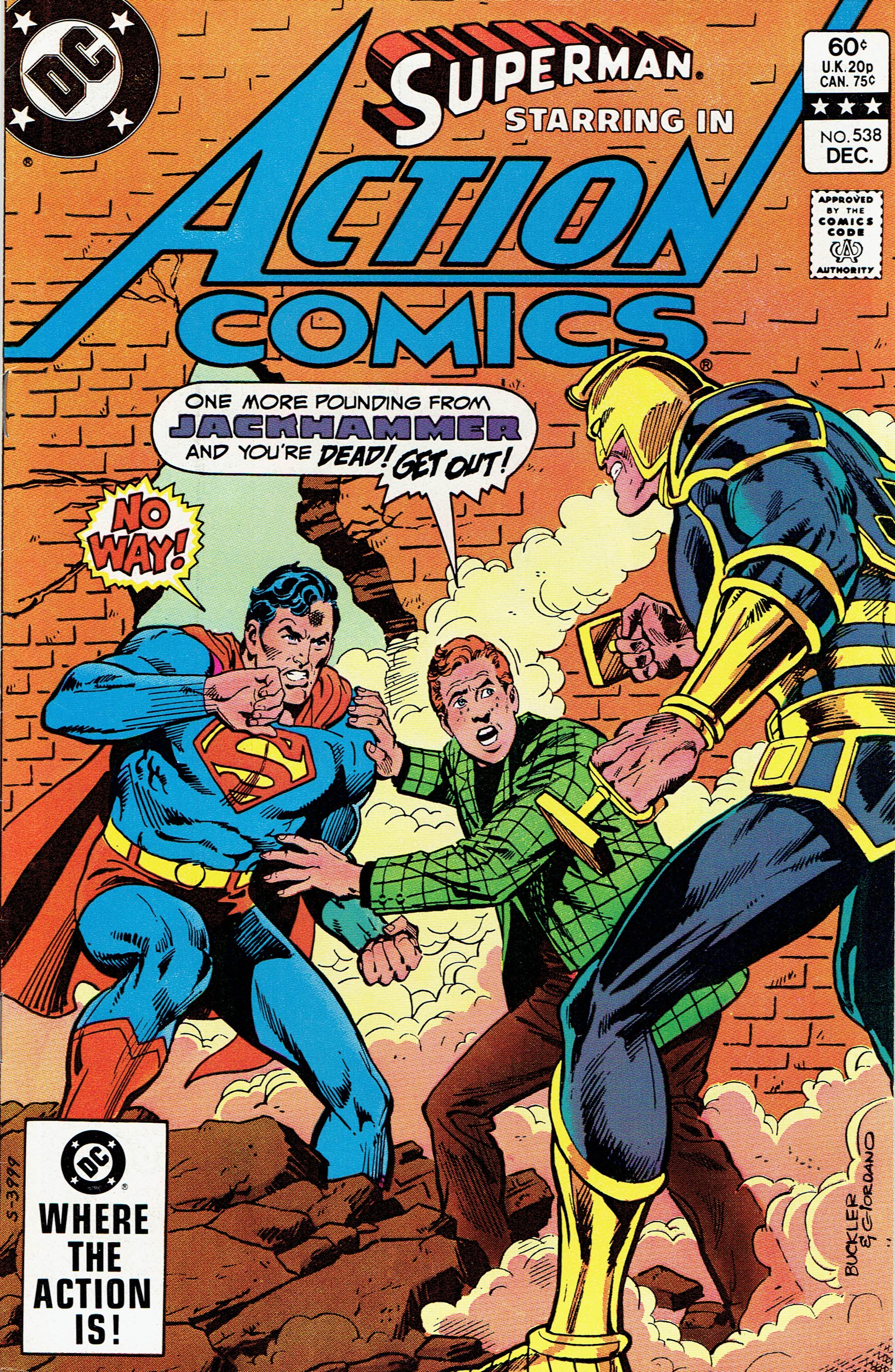 Action Comics #538 cover