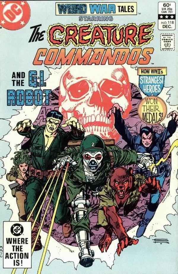 Weird War Tales #118 cover