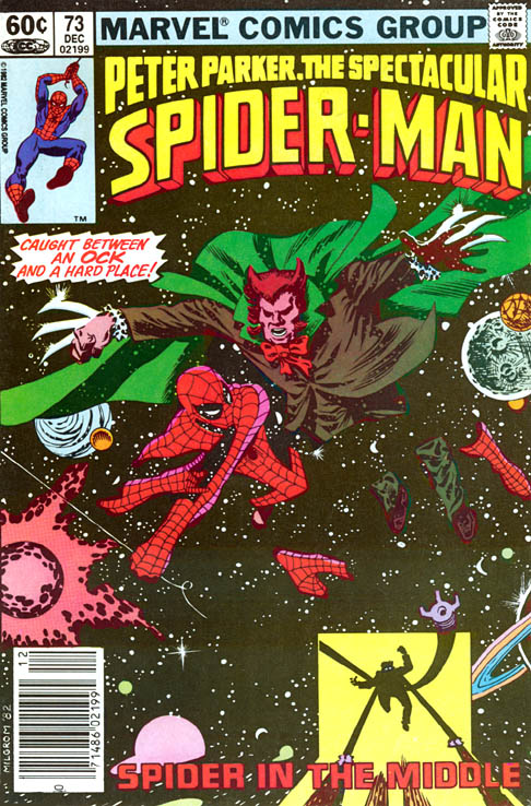 The Spectacular Spider-Man #73 cover