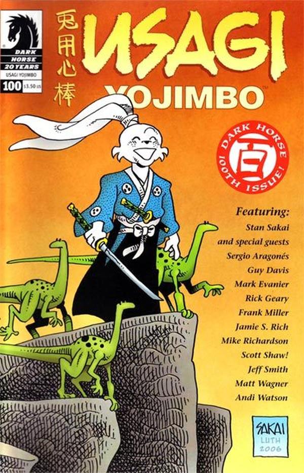 Usagi Yojimbo #100 cover