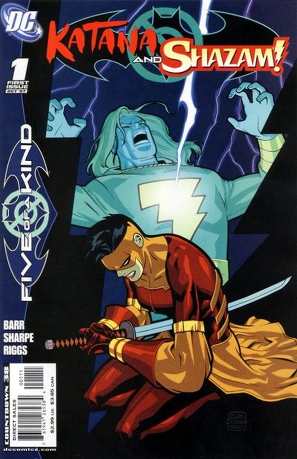 Outsiders: Five of a Kind - Katana / Shazam #1 cover