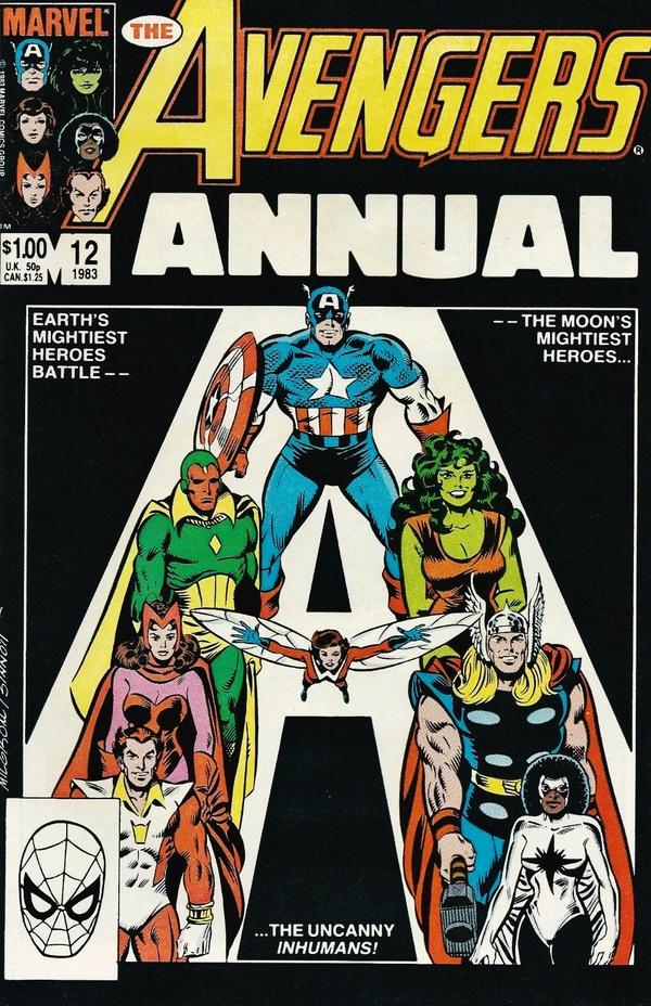 The Avengers Annual #12 cover