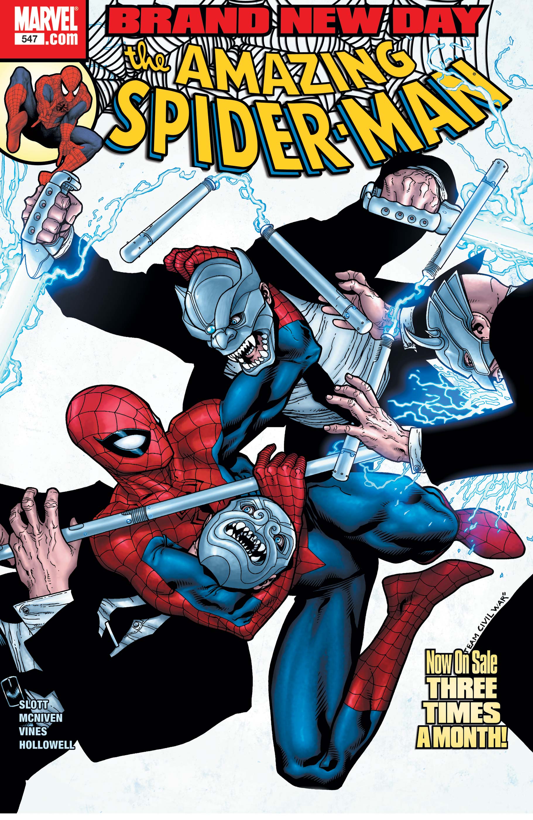 The Amazing Spider-Man #547 cover