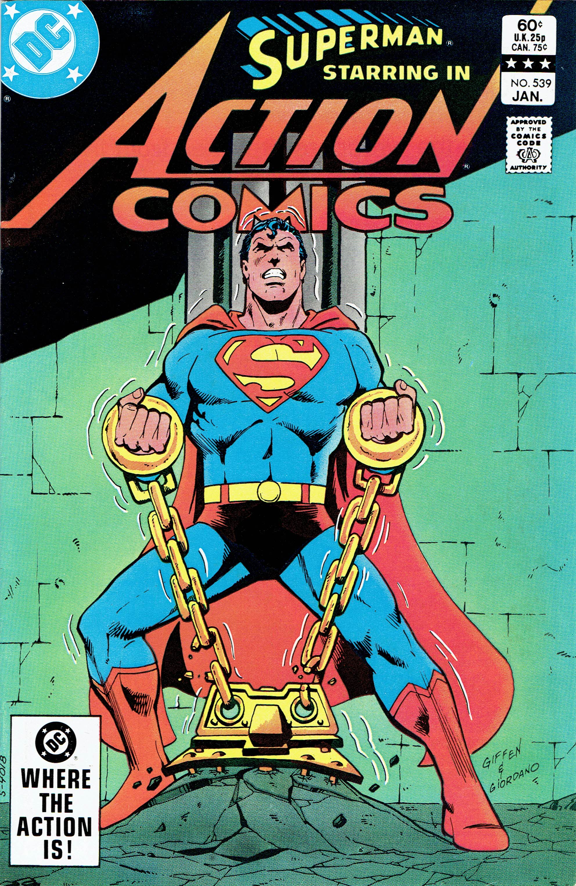 Action Comics #539 cover