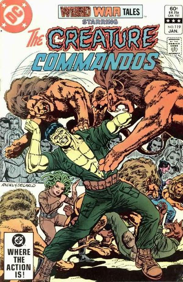 Weird War Tales #119 cover