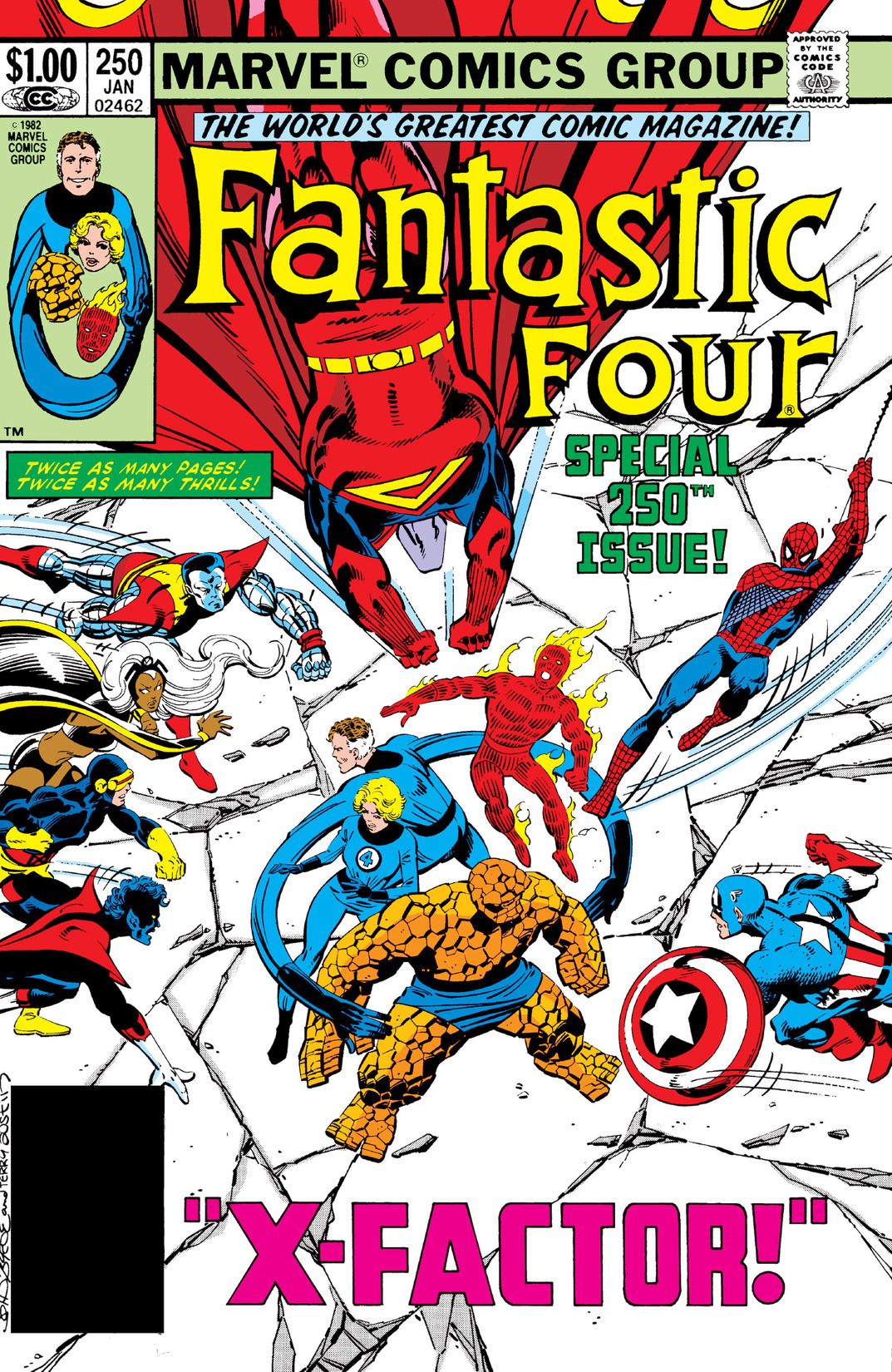 Fantastic Four #250 cover