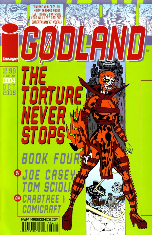 Godland #4 cover
