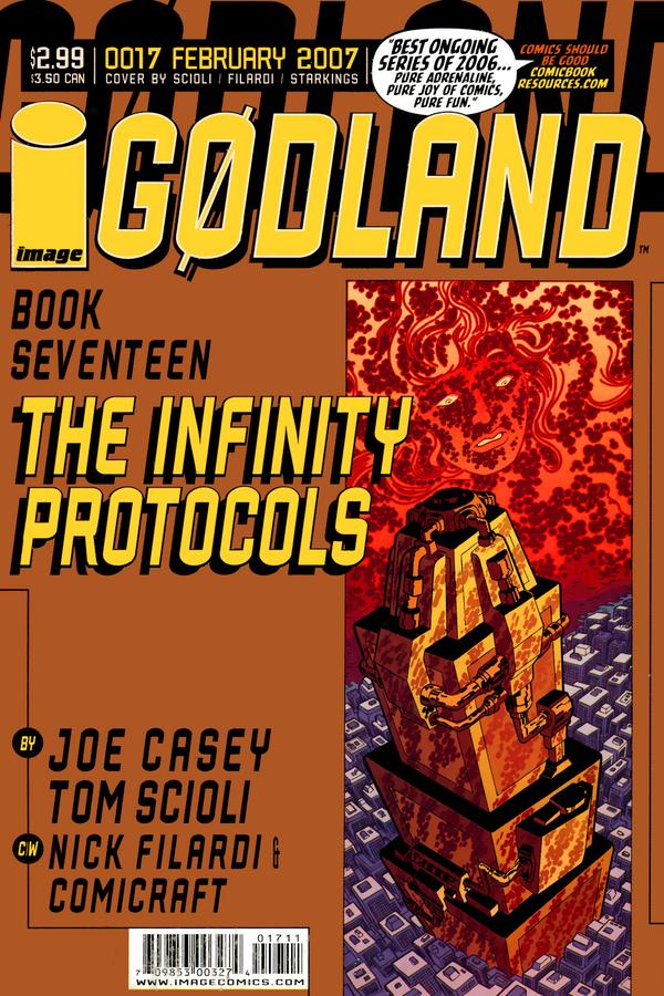 Godland #17 cover