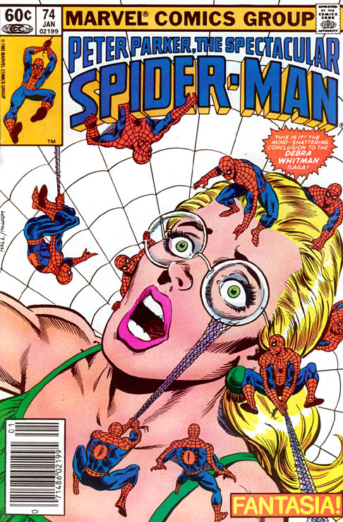 The Spectacular Spider-Man #74 cover