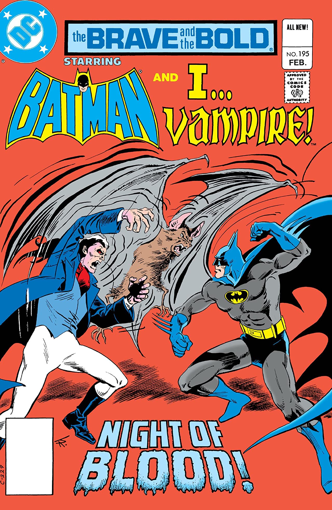 The Brave and the Bold #195 cover