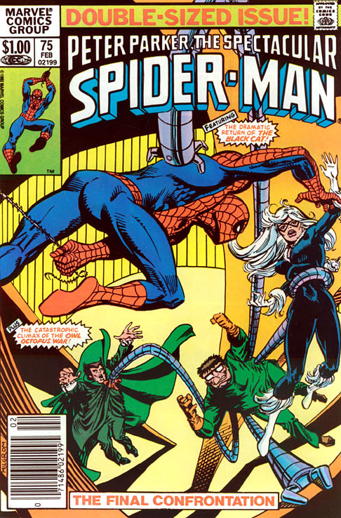 The Spectacular Spider-Man #75 cover