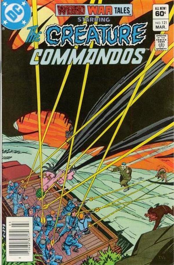 Weird War Tales #121 cover