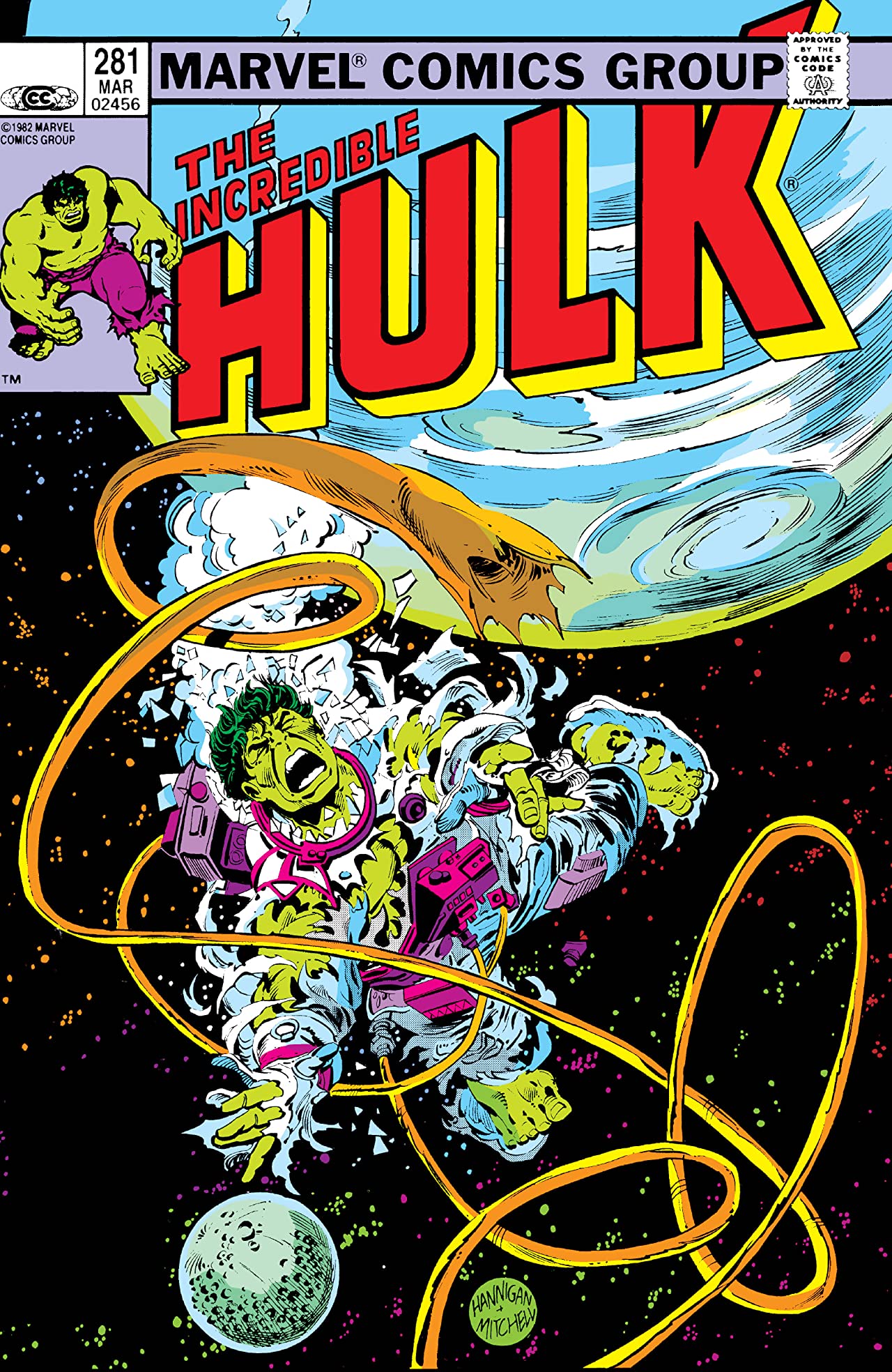 The Incredible Hulk #281 cover