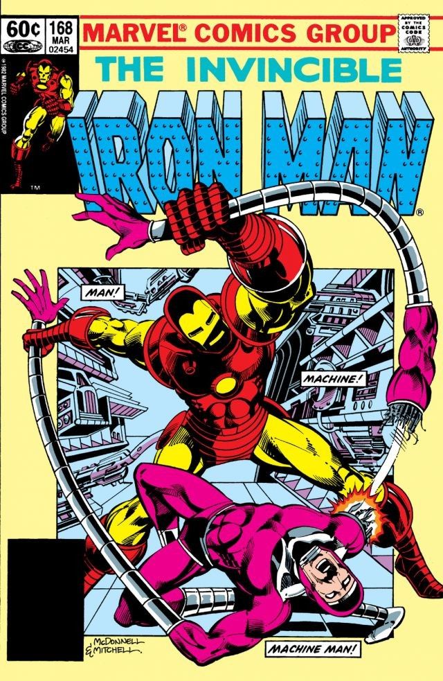 Iron Man #168 cover