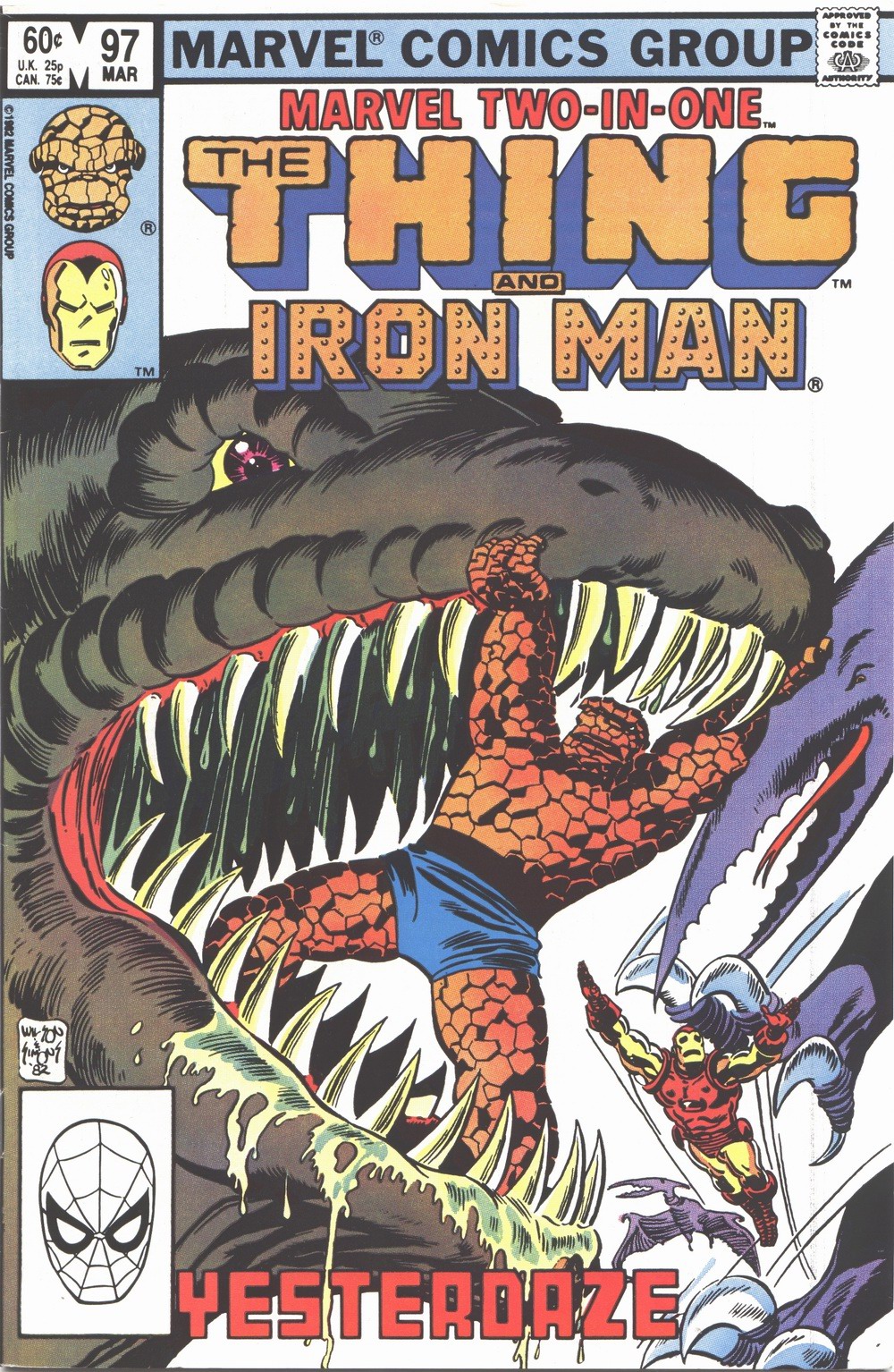Marvel Two-in-One #97 cover