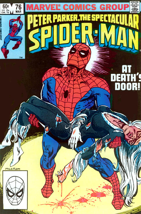 The Spectacular Spider-Man #76 cover