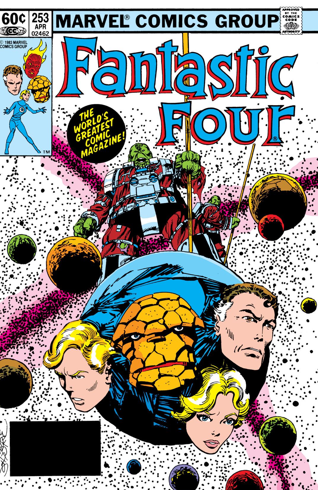 Fantastic Four #253 cover