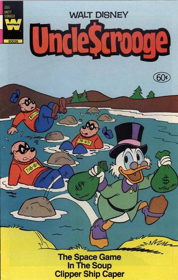 Walt Disney Uncle Scrooge #205 cover