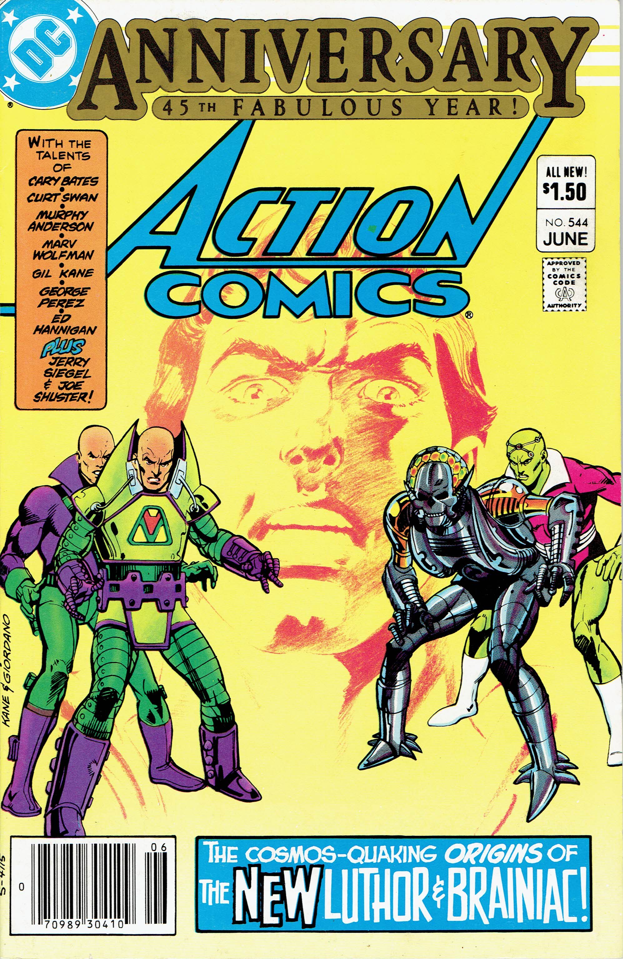 Action Comics #544 cover