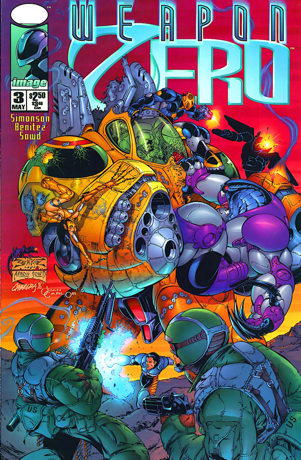 Weapon Zero #3 cover