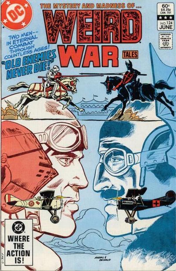 Weird War Tales #124 cover